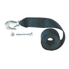 Winch Strap with Hook 15ft  (4.5m) Includes nuts and bolts